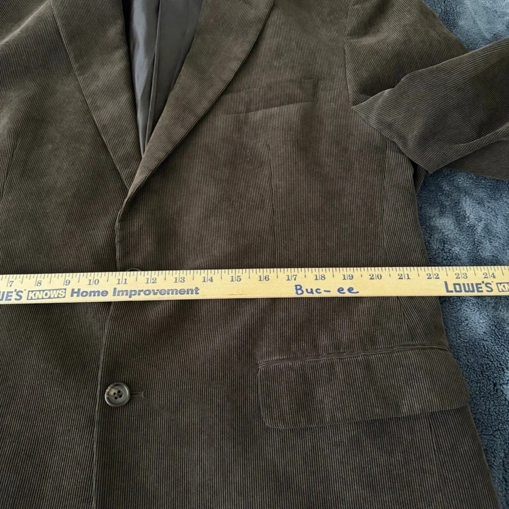 Ralph Ralph Lauren Men's Corduroy Blazer Sport Coat Jacket 42R Brown 2 Button